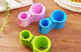 HandHeld Spiral Cutter Fruit Vegetable Slicer Built in knife sharpener