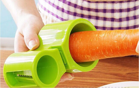 HandHeld Spiral Cutter Fruit Vegetable Slicer Built in knife sharpener