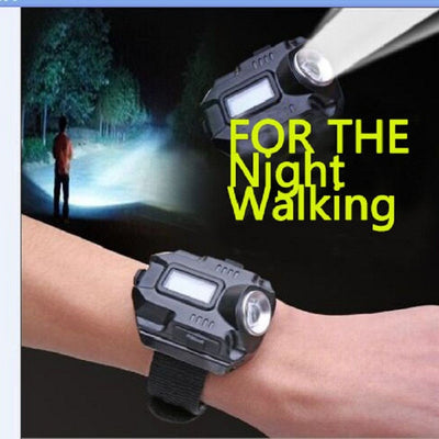 XPE Q5 R2 LED Wrist Watch Flashlight Torch Light USB Charging