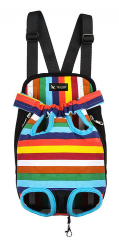 Carrier Dog Front Chest Backpack Five Holes Backpack