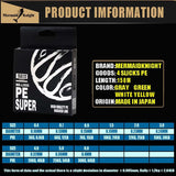 4 Braided Fishing Line - Length:150m/165yds, Diameter:0.1mm-0.4mm,size:6-60lb