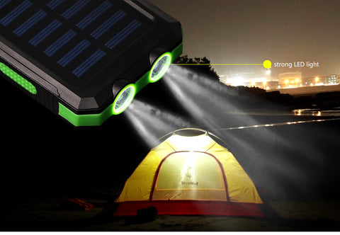 Solar Power Bank 10000mAh Waterproof