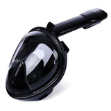full face diving mask 180 degree wide view snorkel