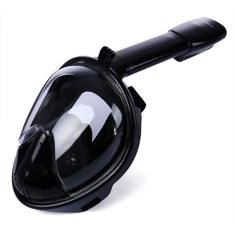 full face diving mask 180 degree wide view snorkel