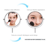 MakeUp Mirror Dual Side Normal+Magnifying Oval Stand 3 inch