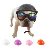 ABS Doggie Costumes Accessories Puppy Motorcycle Protect Dog  Helmets Ridding Cap
