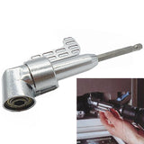 1/4" Magnetic Angle Bit Driver Adapter Screwdriver 360 Degree Adjustable Thumb Flange