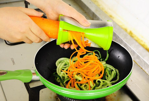4 Blade Replaceable Vegetable Spiral Slicer Cutter