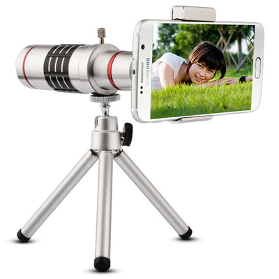 Universal Clip On 18X Telephoto Lens Mobile Phone Optical Zoom Telescope