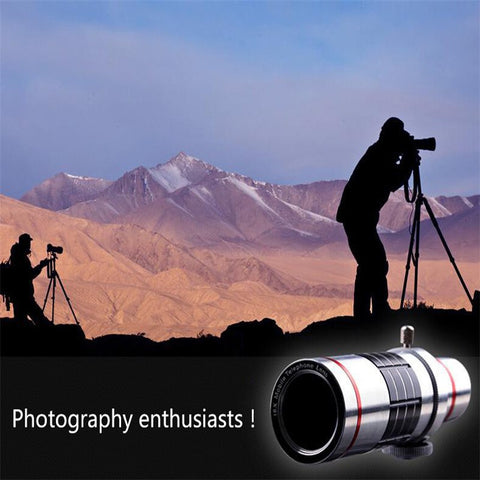Universal Clip On 18X Telephoto Lens Mobile Phone Optical Zoom Telescope