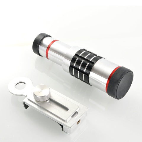 Universal Clip On 18X Telephoto Lens Mobile Phone Optical Zoom Telescope