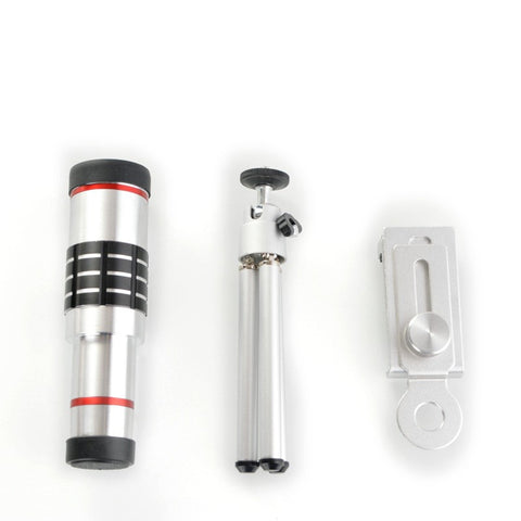 Universal Clip On 18X Telephoto Lens Mobile Phone Optical Zoom Telescope