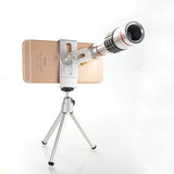 Universal Clip On 18X Telephoto Lens Mobile Phone Optical Zoom Telescope
