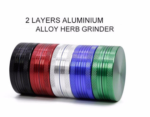 2 Layers Herb Spice Grinder Metal  50mm