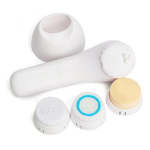 Sonic Vibrations Facial Cleansing Brush Waterproof Electric Ultrasonic Exfoliation Brush