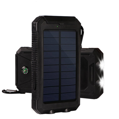 Solar Power Bank 10000mAh Waterproof