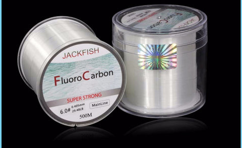 500M Fluorocarbon Fishing Line  5-32LB test Carbon Fiber Leader Line 0.165-0.46mm  fishing line