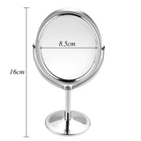MakeUp Mirror Dual Side Normal+Magnifying Oval Stand 3 inch