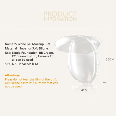 Silicone Cosmetic Puff Sponge