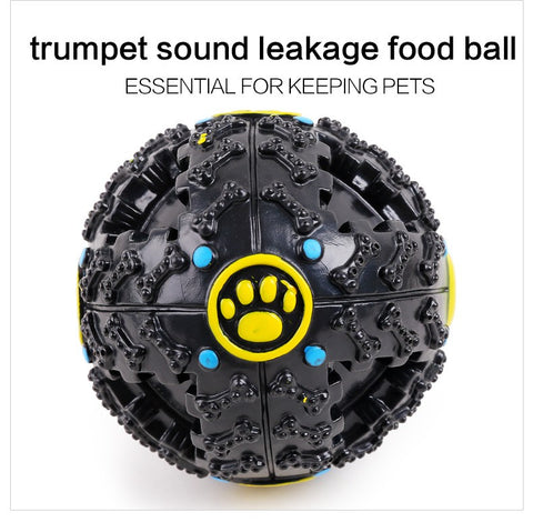 Food ball dog toy pet shrieking ball puzzle resistant teeth bite dog toys