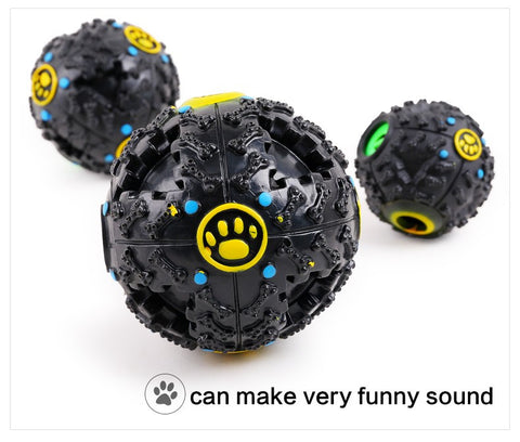 Food ball dog toy pet shrieking ball puzzle resistant teeth bite dog toys