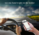 Universal H6 Smartphone Projector HUD Head Up Display Holder Car GPS Navigator Car Mount Stand Phone Holder Black Non-slip Mat
