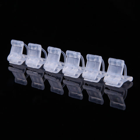 100 Pcs Mini Transparent Horticulture Flower Plants Seedling Grafting Clips