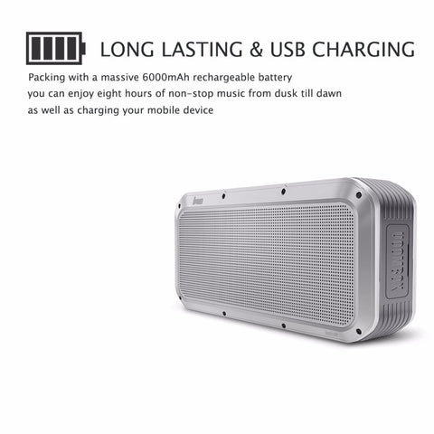 Divoom 2nd GEN Voombox party Surround 30W Bluetooth Speakers NFC Subwoofer Portable Outdoor Waterproof Music Player 6000mah