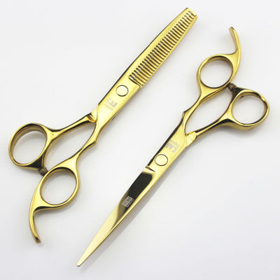 2 Scissors+1 bag Kasho 5.5/6 Inch High Quality Professional Hairdressing Scissors