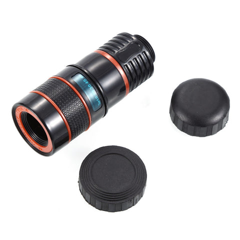 universal clip on 8x Zoom Optical Camera Lens Telescope Telephoto lens