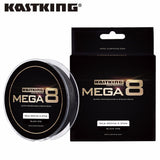 Mega8 Super Strong 274M 8 Strands Weaves PE Braided Fishing Line Rope Multifilament 20LB 25LB 30LB 40LB 50LB 65LB 80LB