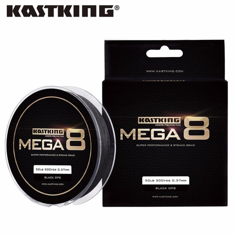 Mega8 Super Strong 274M 8 Strands Weaves PE Braided Fishing Line Rope Multifilament 20LB 25LB 30LB 40LB 50LB 65LB 80LB