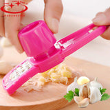 Multi-functional Plastic Stainless Steel Garlic Presses