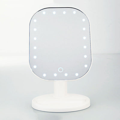 Touch Screen Makeup Mirror 20 LED Light 180 Rotating Mirror Women Cosmetic Professional Vanity Mirror Free 10X Magnifier