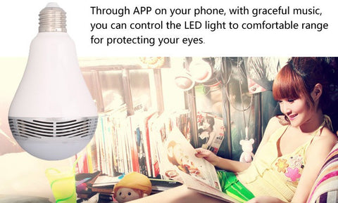 Lightme Intelligent E27 6W RGB LED Bulb Bluetooth Smart Lighting Lamp Colorful Dimmable Speaker Lights