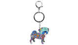 Pug Dog KeyChain Key Ring