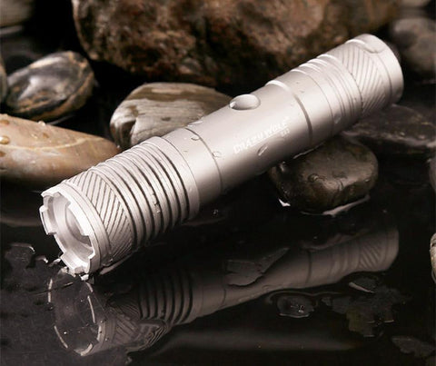 2000lm HighPower LED Flashlight Torch light Waterproof Mini Penlight Zoomable 18650