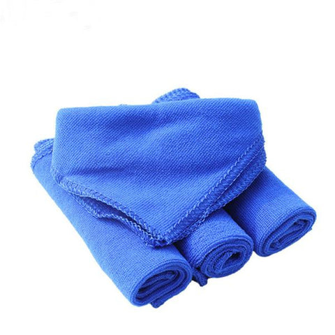 6PCS Blue Absorbent Wash Cloth  Car wash Auto Care Microfiber