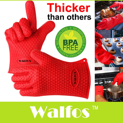 Cooking Baking BBQ glove Heat Resistant Silicone
