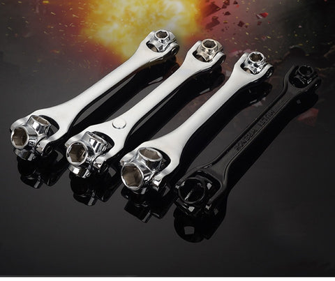 Wrench 12-19/8-21/10-22mm 8 IN 1 Socket Wrench Spanner Key Multi Tool Hand Tools