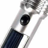 3W Solar Flashlight Work Lamp Portable Outdoor Sport Camping Hiking Lighting 3 Modes USB Rechargeable Power Bank for Phones