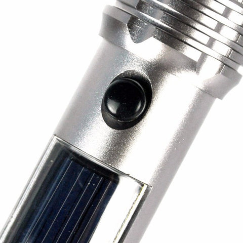 3W Solar Flashlight Work Lamp Portable Outdoor Sport Camping Hiking Lighting 3 Modes USB Rechargeable Power Bank for Phones