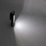 2-Mode COB LED Flashlight Magnetic Working Folding Hook Light 3x AAA