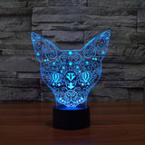 Cat 3D night lamp