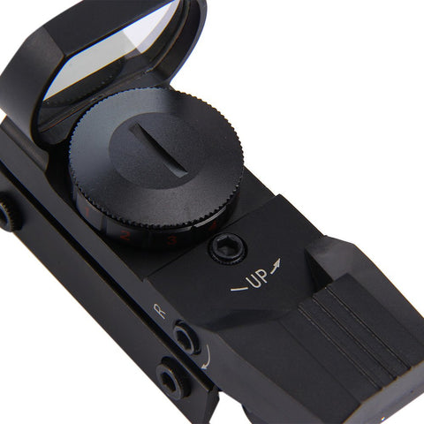 Hot 11 /20 mm Rail Riflescope Hunting Airsoft Optics Scope Holographic Red Dot Sight Reflex 4 Reticle Tactical Gun Accessories