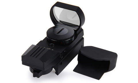 Hot 11 /20 mm Rail Riflescope Hunting Airsoft Optics Scope Holographic Red Dot Sight Reflex 4 Reticle Tactical Gun Accessories