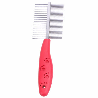 Stainless Steel Anti-static Pets Hair Grooming Two-sized