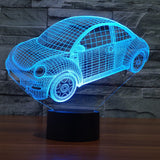 Car 3D Visual Led Night lamp