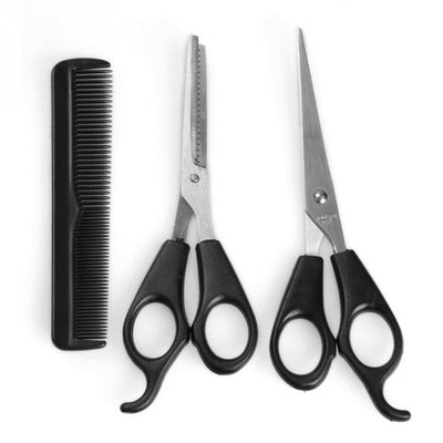 Professional Hair Dressing Scissor 3pcs Barber Tool Hair Scissor Comb Set Cutting Thinning Hairdressing Shears