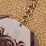 Double Side Cute PUG Face/Bone Shape Keychain